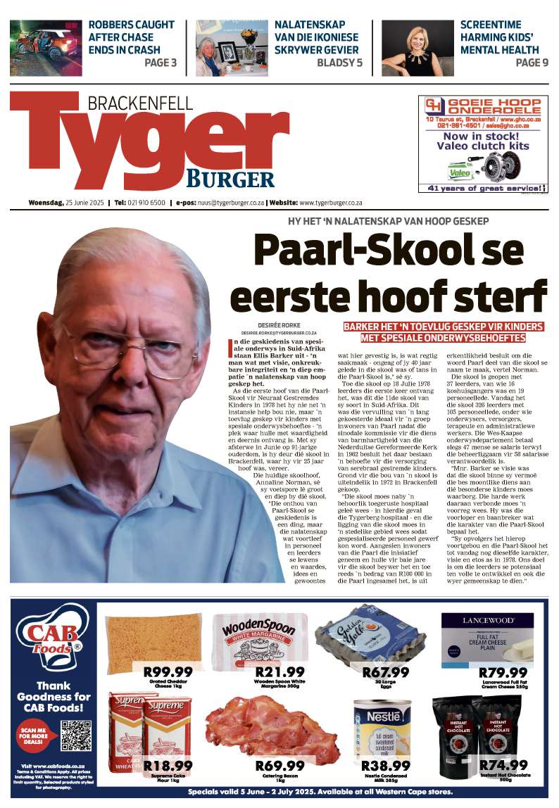 TygerBurger Brackenfell E-Edition 25 June 2025