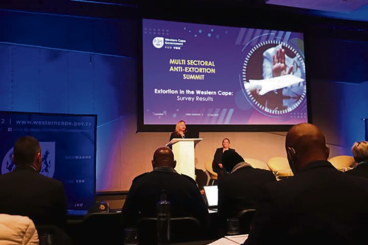 Western Cape Anti-Extortion Summit targets construction criminal syndicates
