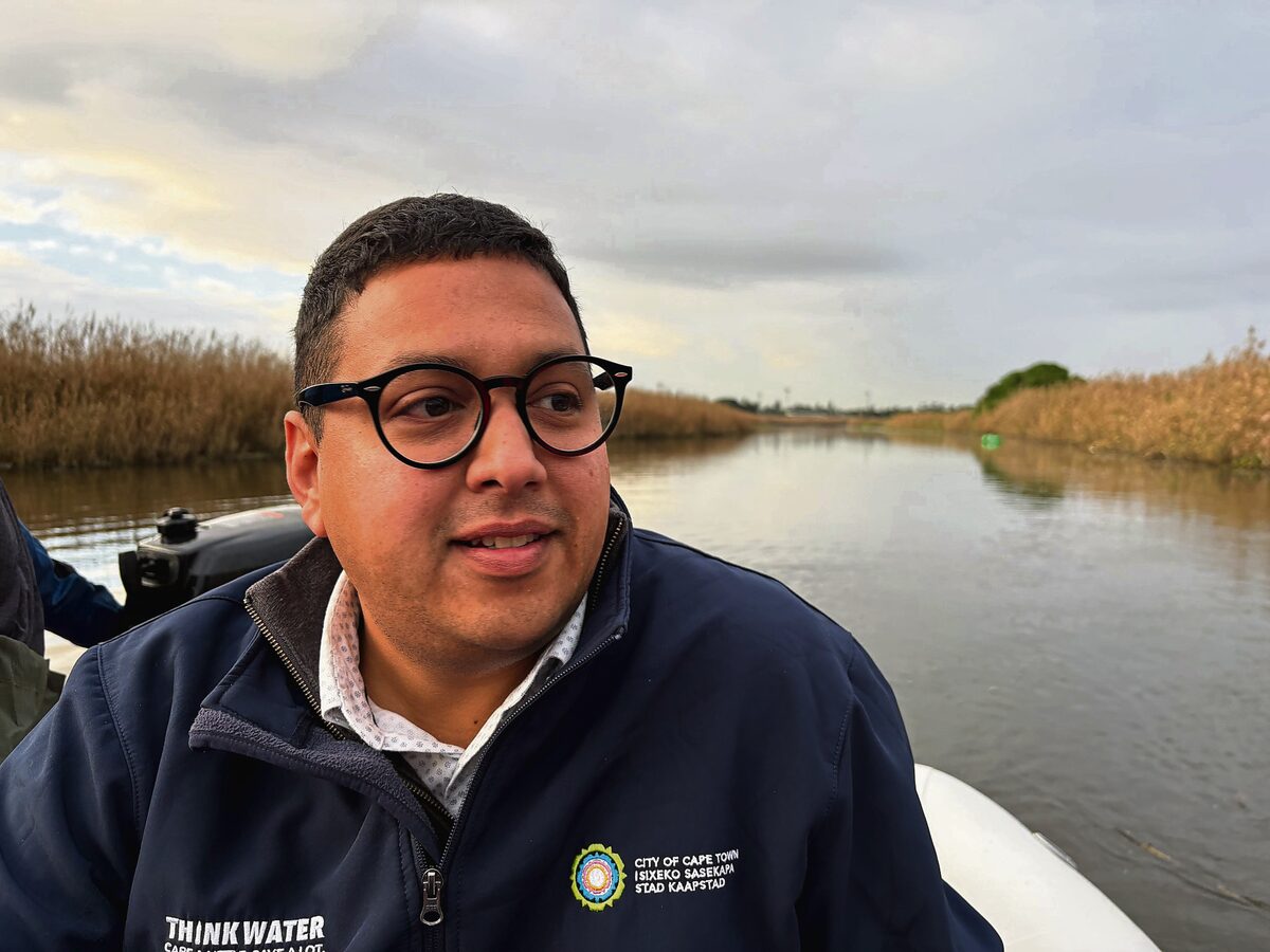 Zahid Badroodien, Mayco member for water and sanitation.