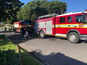 Niemand beseer in brand in Edgemead