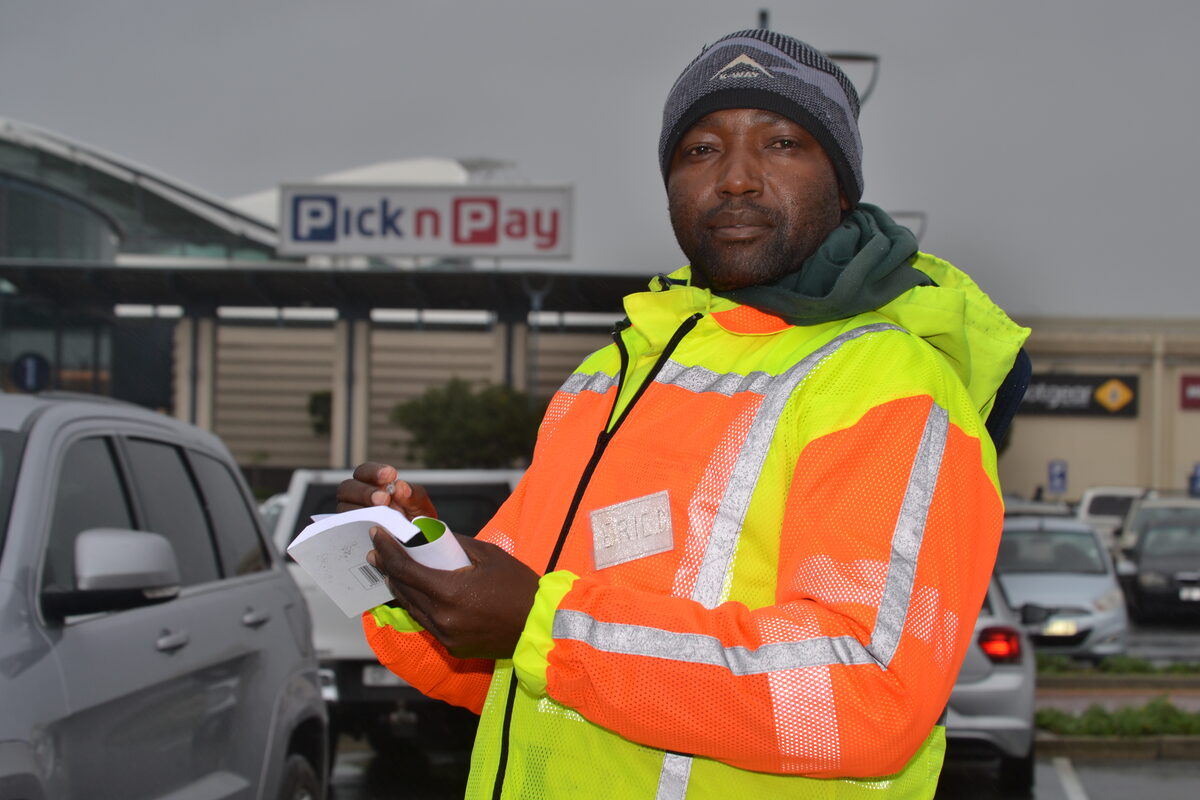 Eric, notebook and pen in hand, ready for any new ideas. Photo Solly Lottering