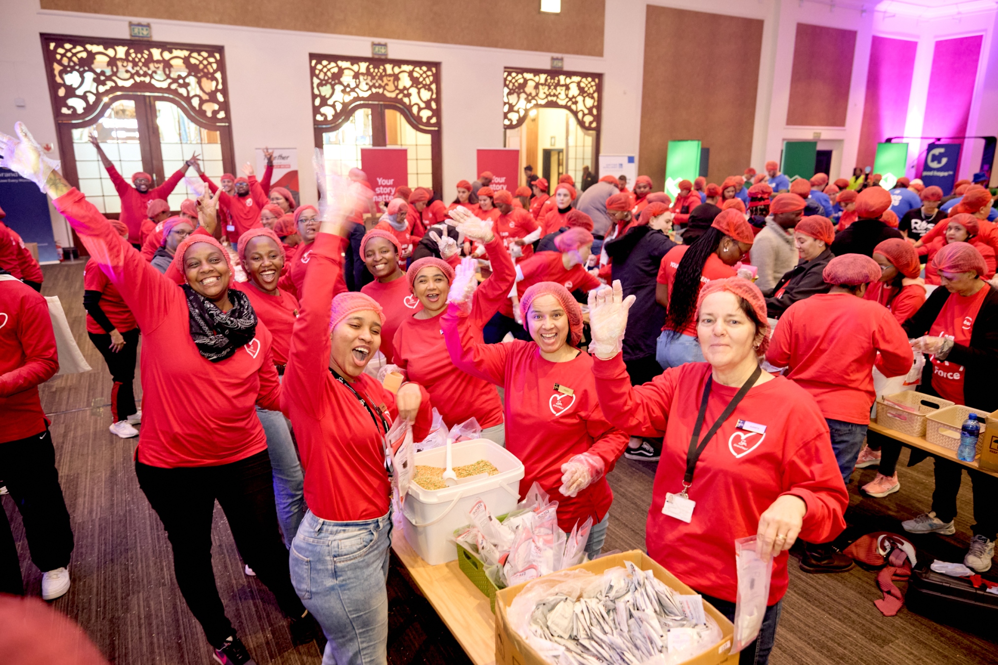 There was an amazing turnout from corporate companies and some of them were a lot of fun.