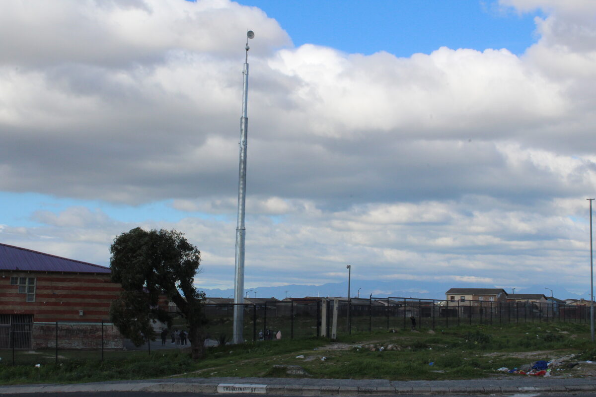 A CCTV camera was installed in Beacon Valley last month.