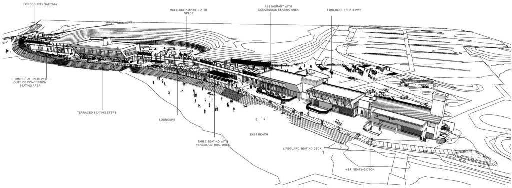 The southern view of the planned upgrade.