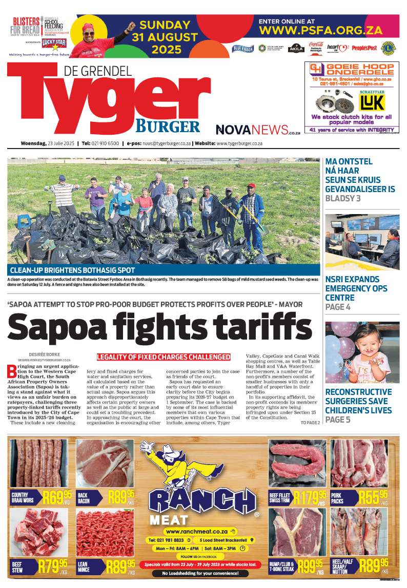 TygerBurger De Grendel E-Edition 23 July 2025