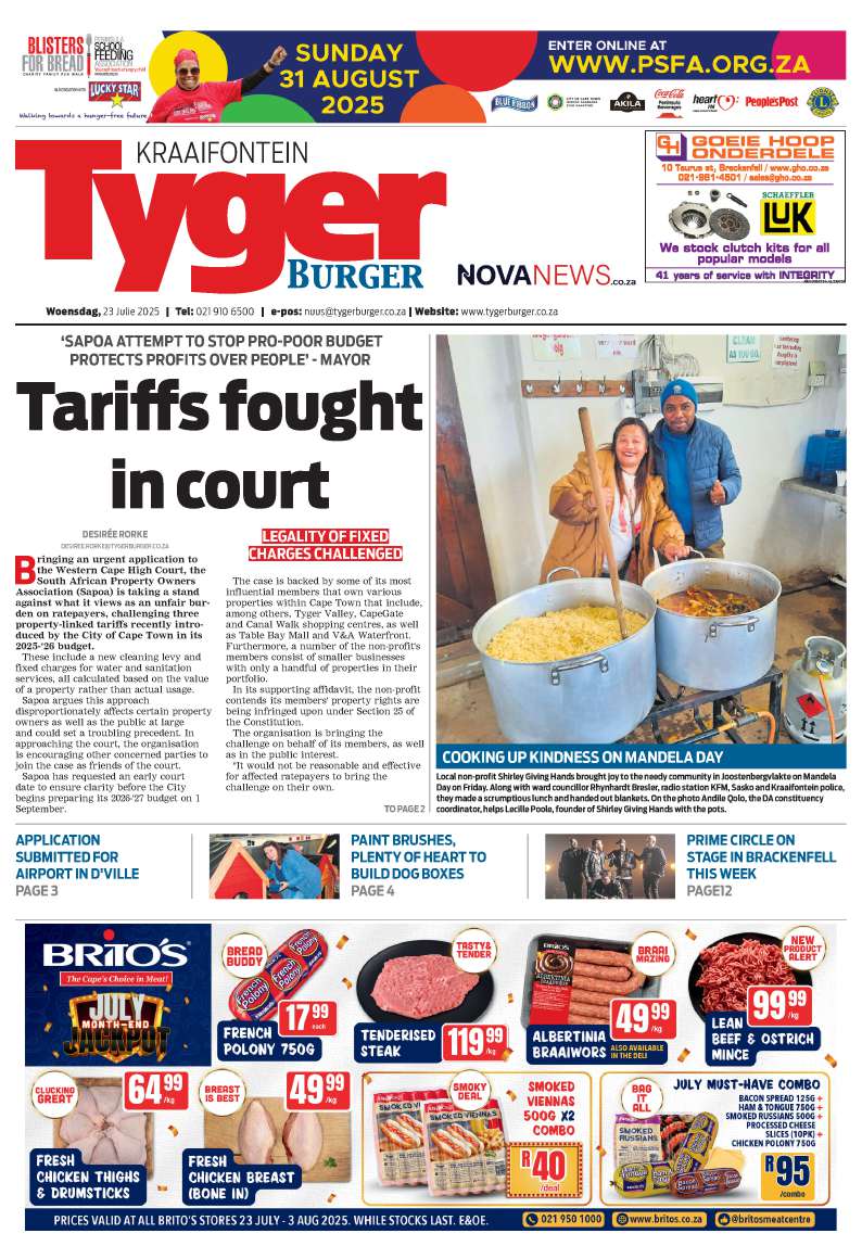 TygerBurger Kraaifontein E-Edition 23 July 2025