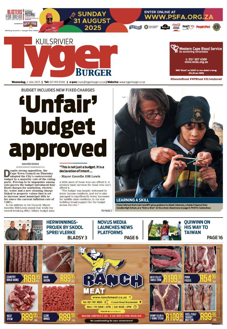 TygerBurger Kuilsrivier E-Edition 2 July 2025