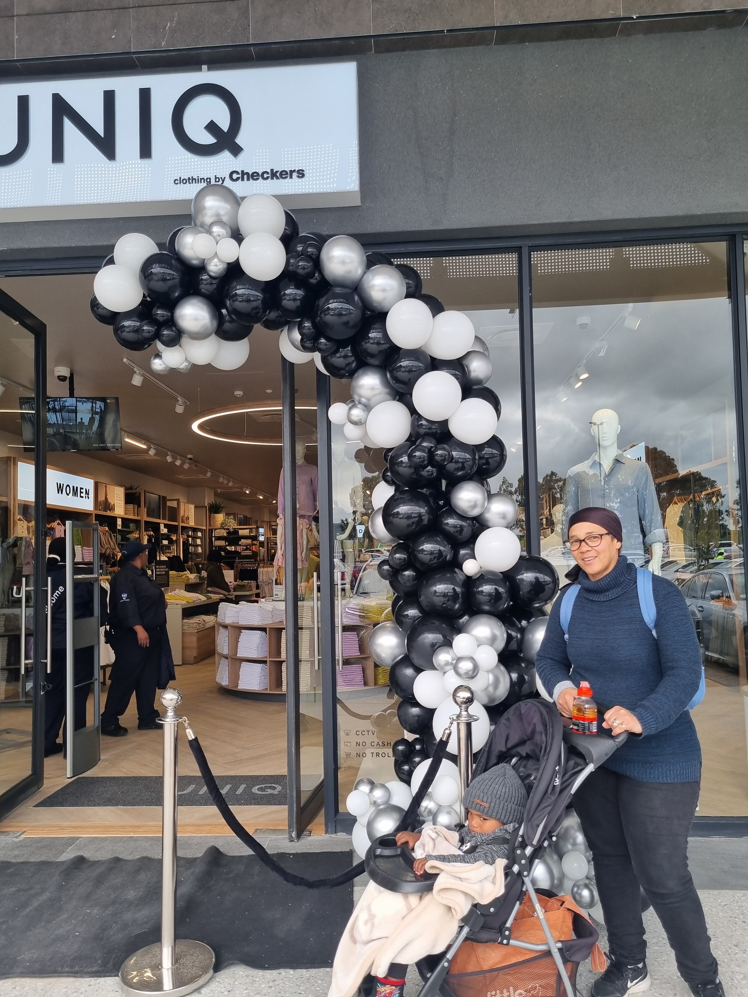 Carol Kleinhans and her son, Elleston, of Fisantekraal visited Uniq Clothing by Checkers.