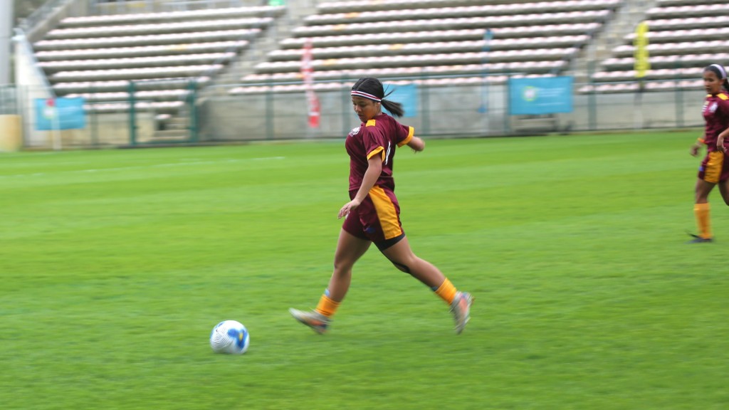 WP Media, publishers of TygerBurger, People's Post and City Vision sponsored Rygate Invitational Ladies kit. They locked horns with Mitchells Plain LFA ladies. The two sides played a 1-1 stalemate. Photo: Cecilia Hume.