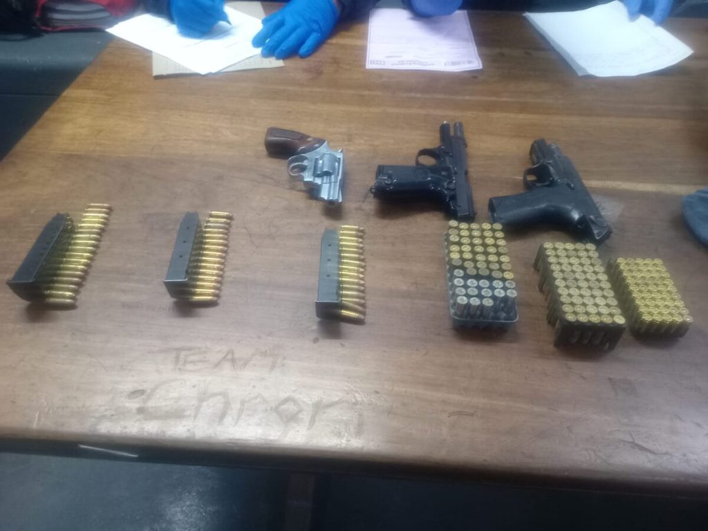 Operation Restore members arrested a suspect for illegal possession of firearms and ammunition.