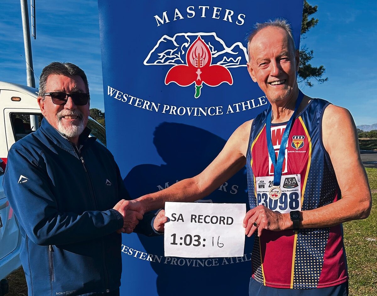 Meestersnelstapper (75) van Durbanville oortref rekord