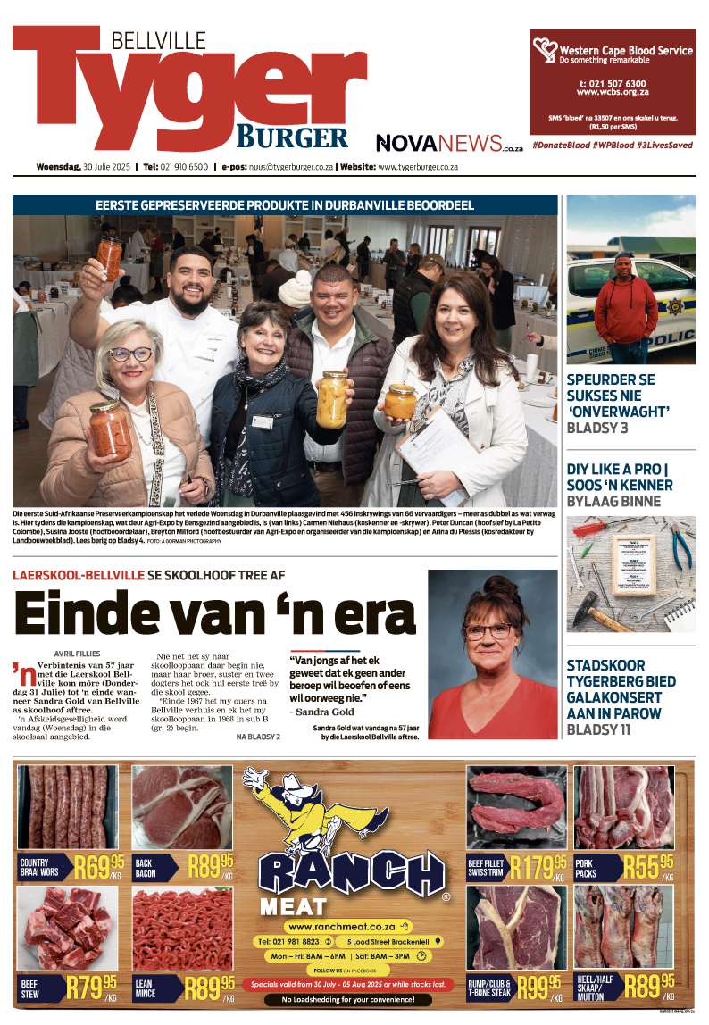 TygerBurger Bellville E-Edition 30 July 2025