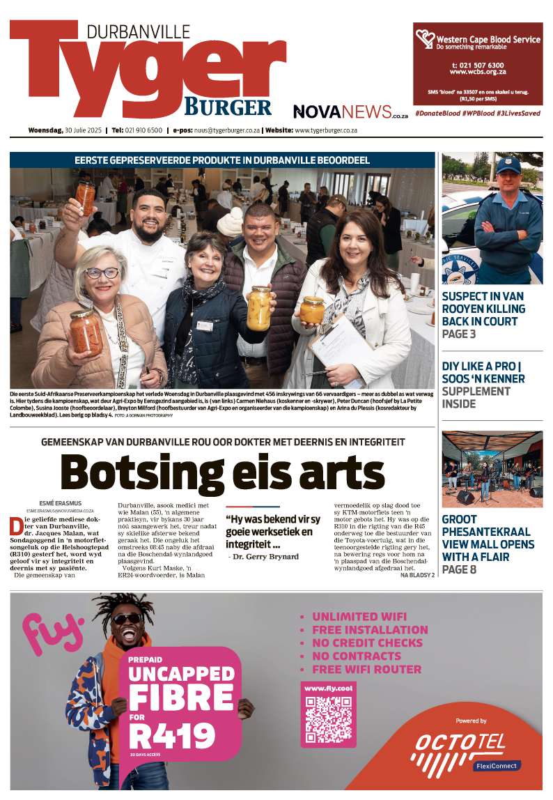 TygerBurger Durbanville E-Edition 30 July 2025