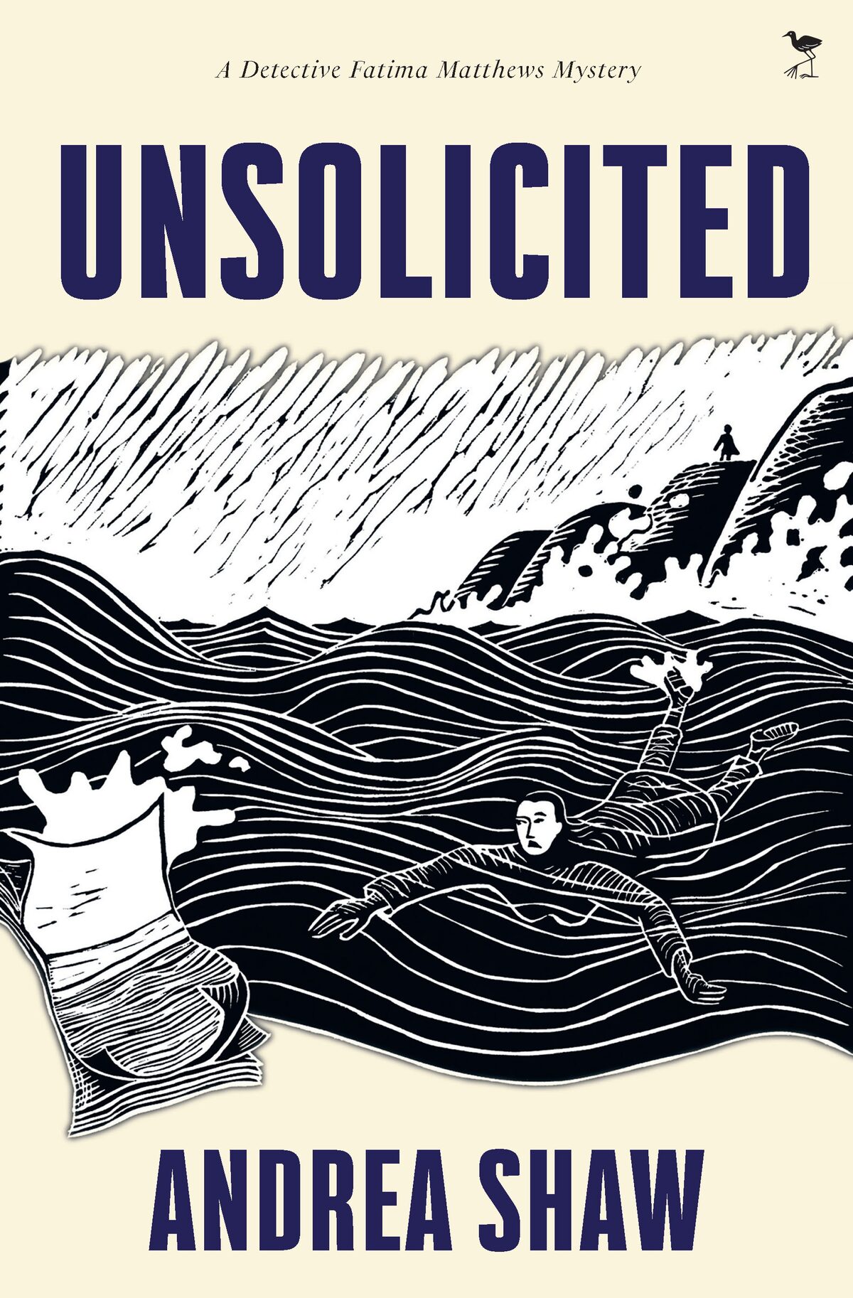 Unsolicited, a murder mystery set in a publishing house, is Shaw's debut book.