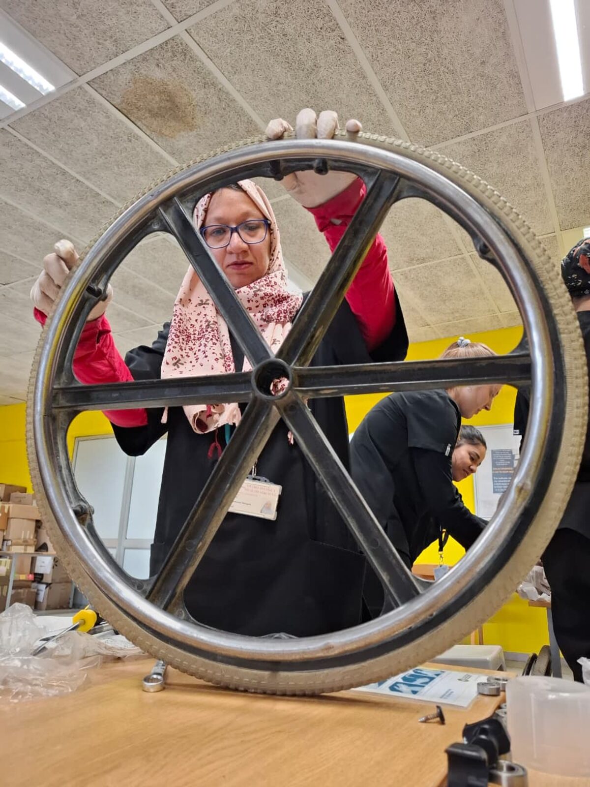 Ruwayda Hull, Occupational Therapist and Acting Medical Therapeutic and support services coordinator in the substructure.