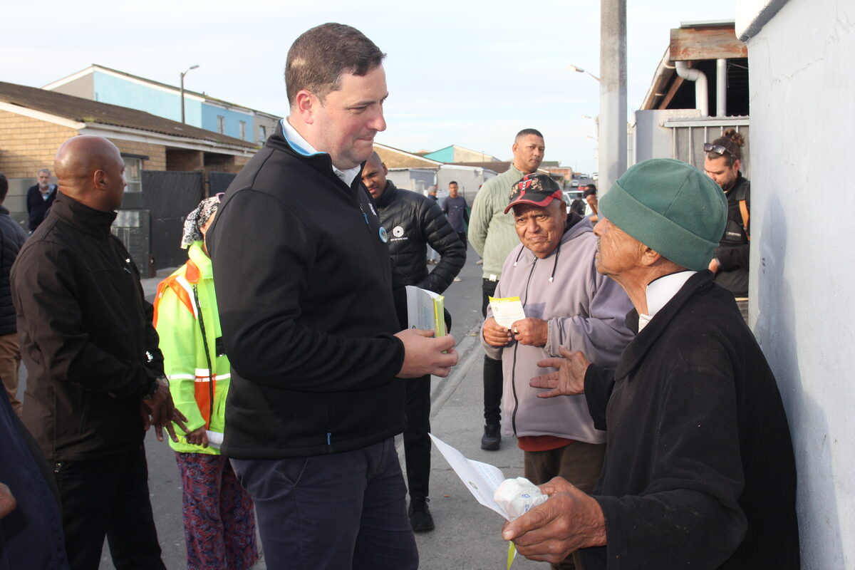 A Beacon Valley resident questions the mayor about what the City is doing for the people of Gaza.