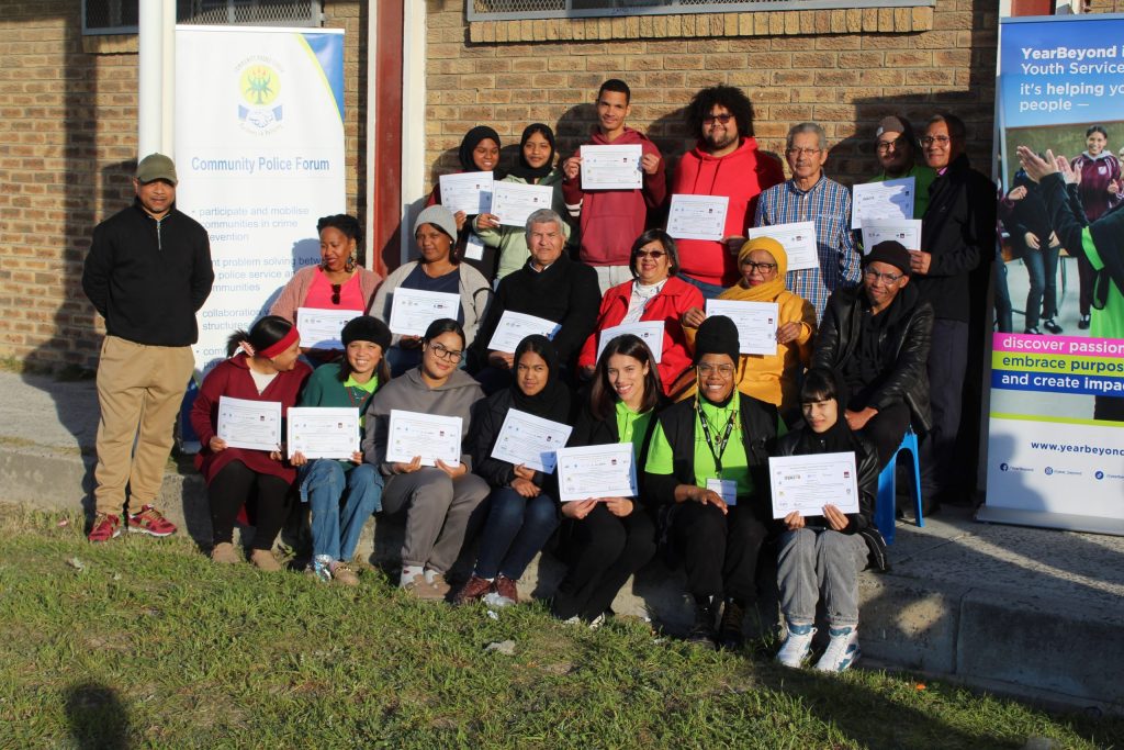 The Portland group of volunteers who facilitated a trauma-informed holiday programme in the area.