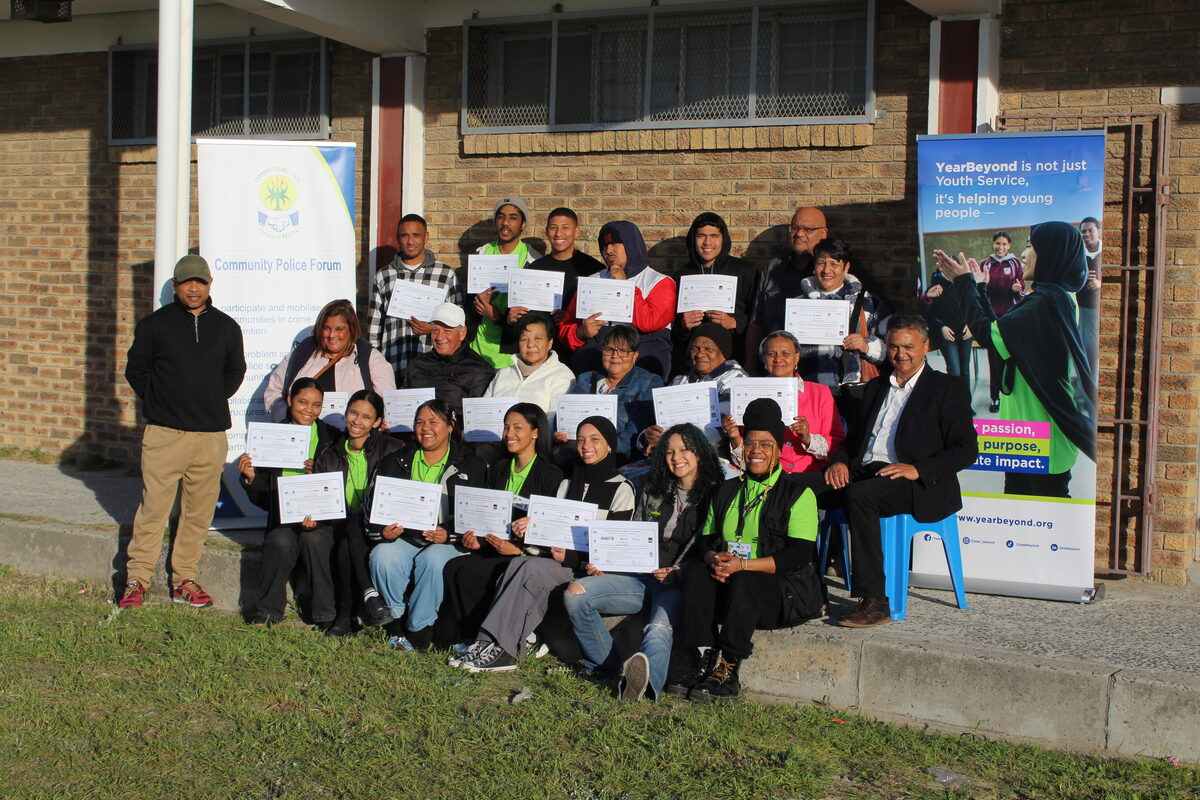 The Westridge group of volunteers who facilitated a trauma-informed holiday programme in the area.
