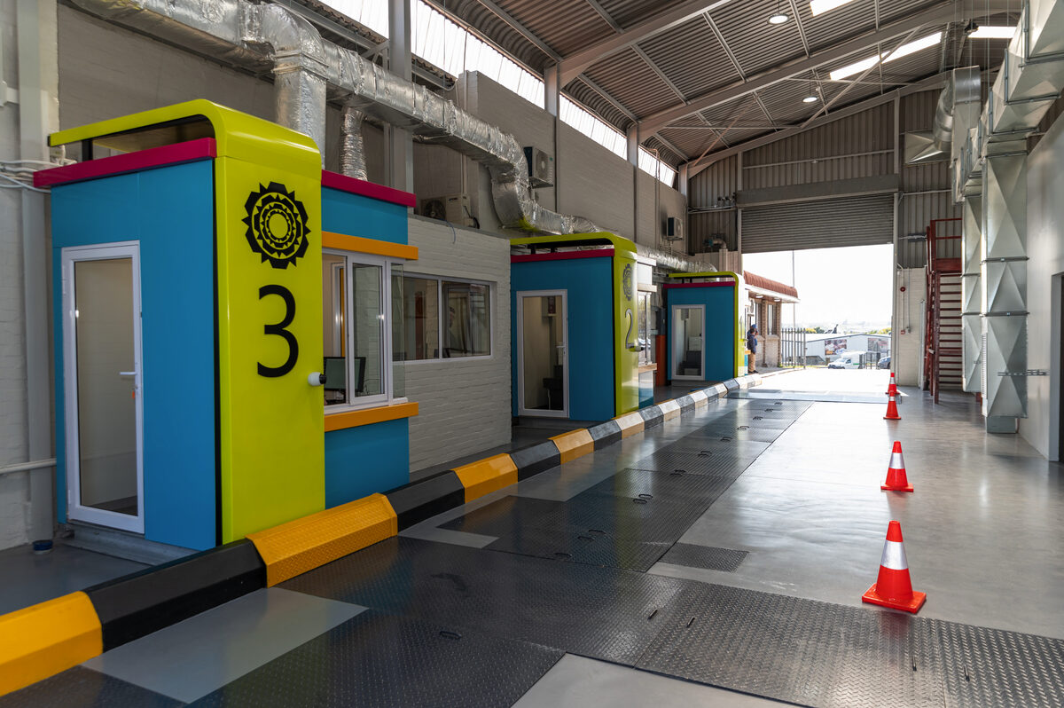 Revolutionary convenience: Motorists can now renew vehicle licence discs in under five minutes at South Africa's first drive-through facility in Brackenfell.