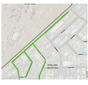 Stikland Industria is part of the roadworks disruptions.