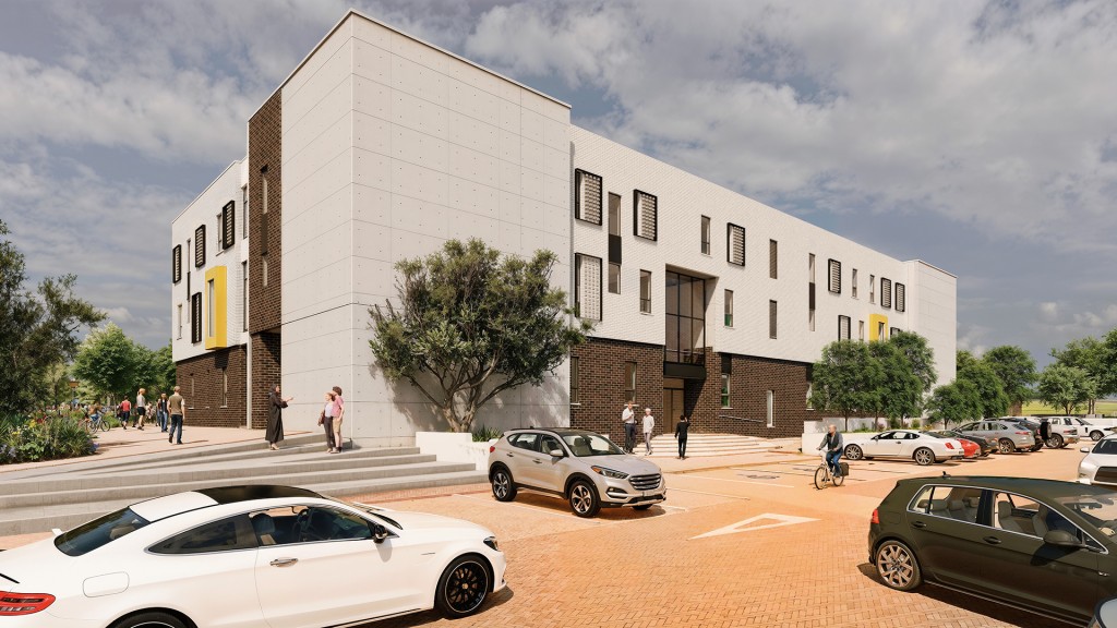 An artist's depiction of one of the buildings on the new STADIO campuns opening in Durbanville.