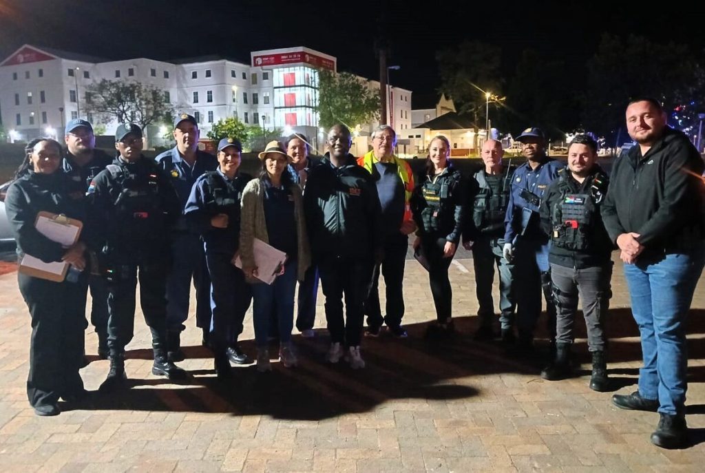 This group of roleplayers took part in the joint operation to profile and assist people living on the streets in Durbanville.