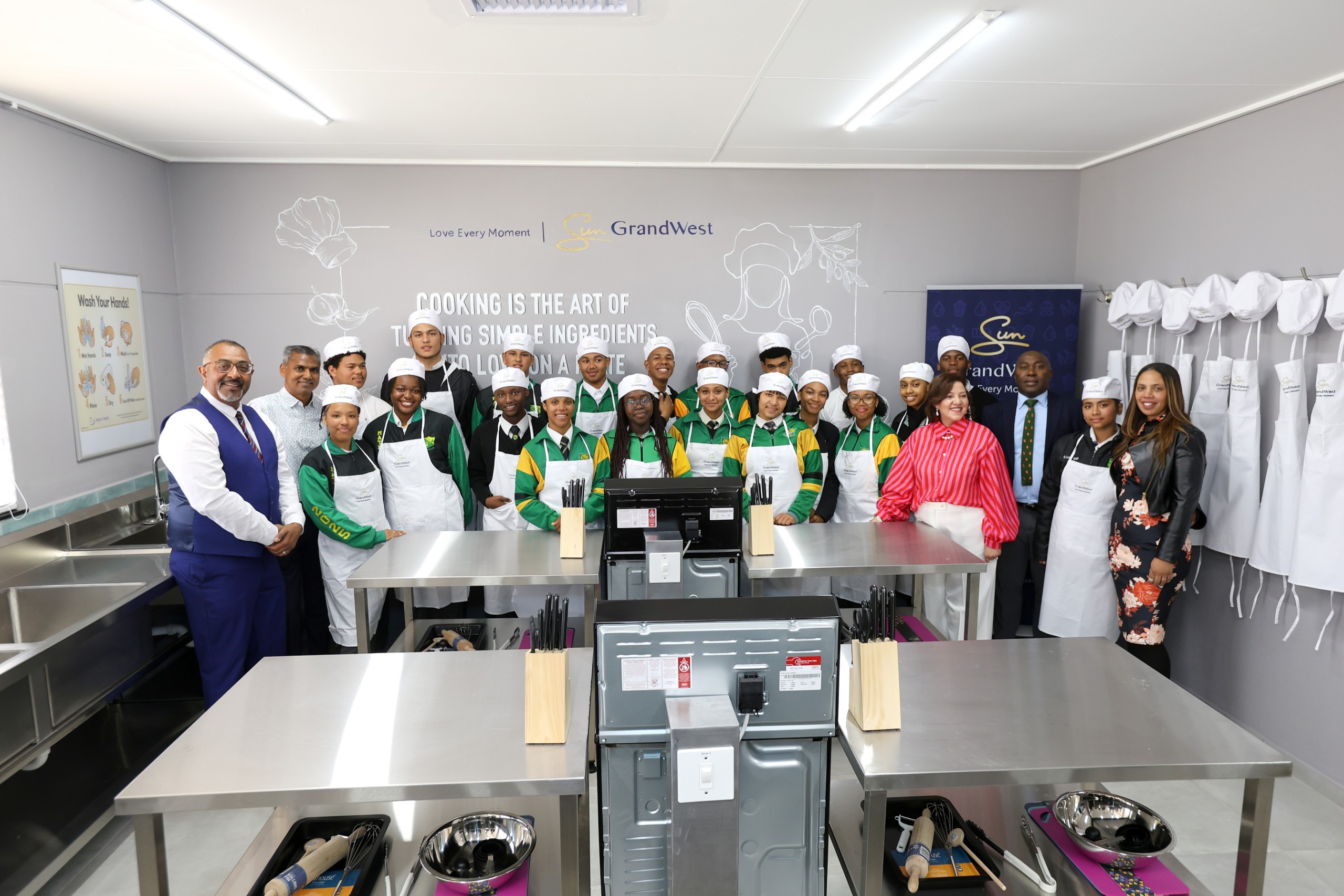 GrandWest invested over R724 000 into Forest Heights High School to provide a desperately needed fresh, clean and safe space for learners taking consumer studies.