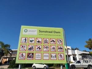 Sonstraaldam se ontbloter aangekeer