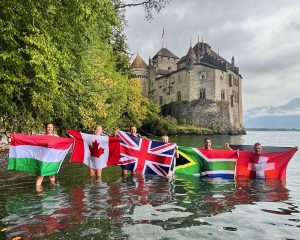 South African swimmer makes waves across Lake Geneva for water safety