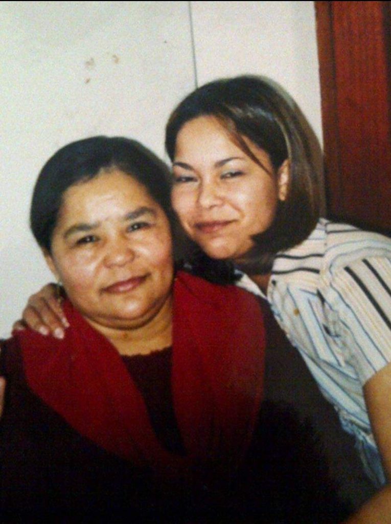 Suraya Williams with her late mother who was the inspiration behind Design 26.