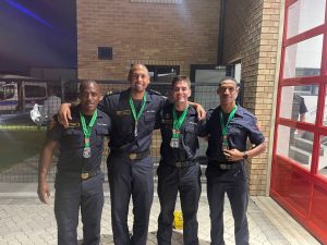 Local firefighters douse international competitors in toughness contest