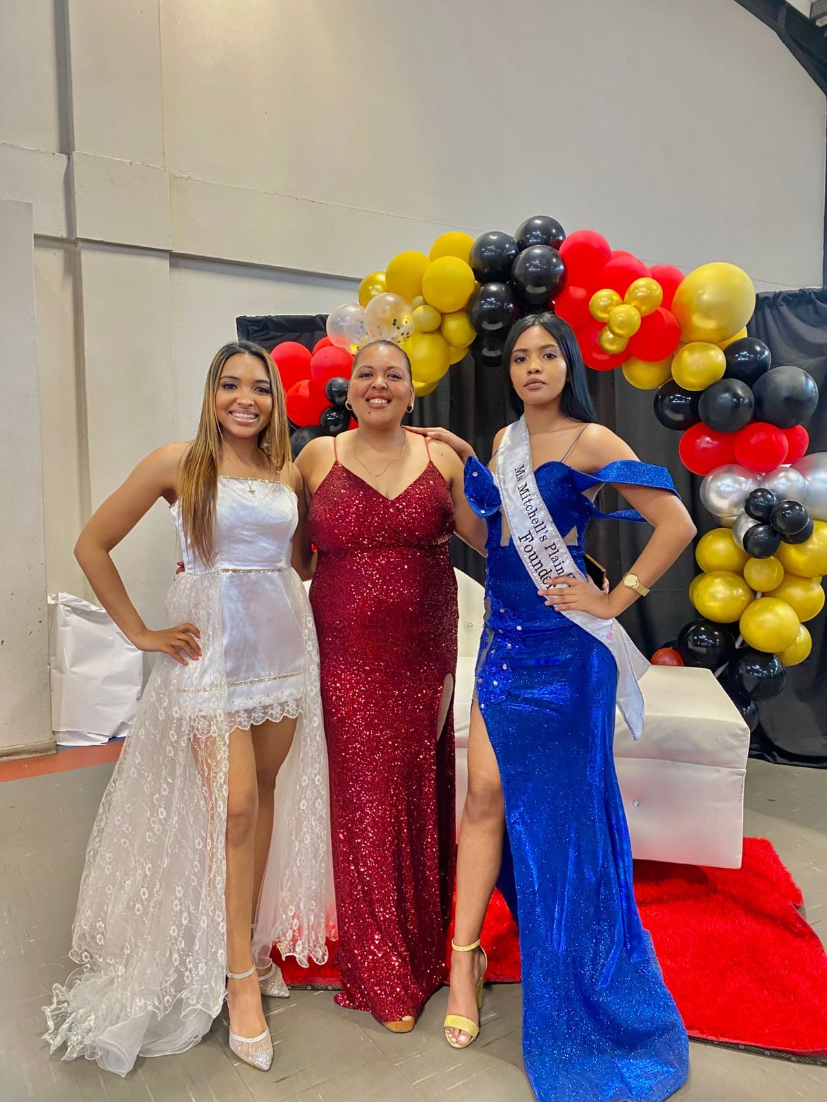 From left are three genenrations of beauty pageant organisers Kayla, Barbara and Celita Jenecker.