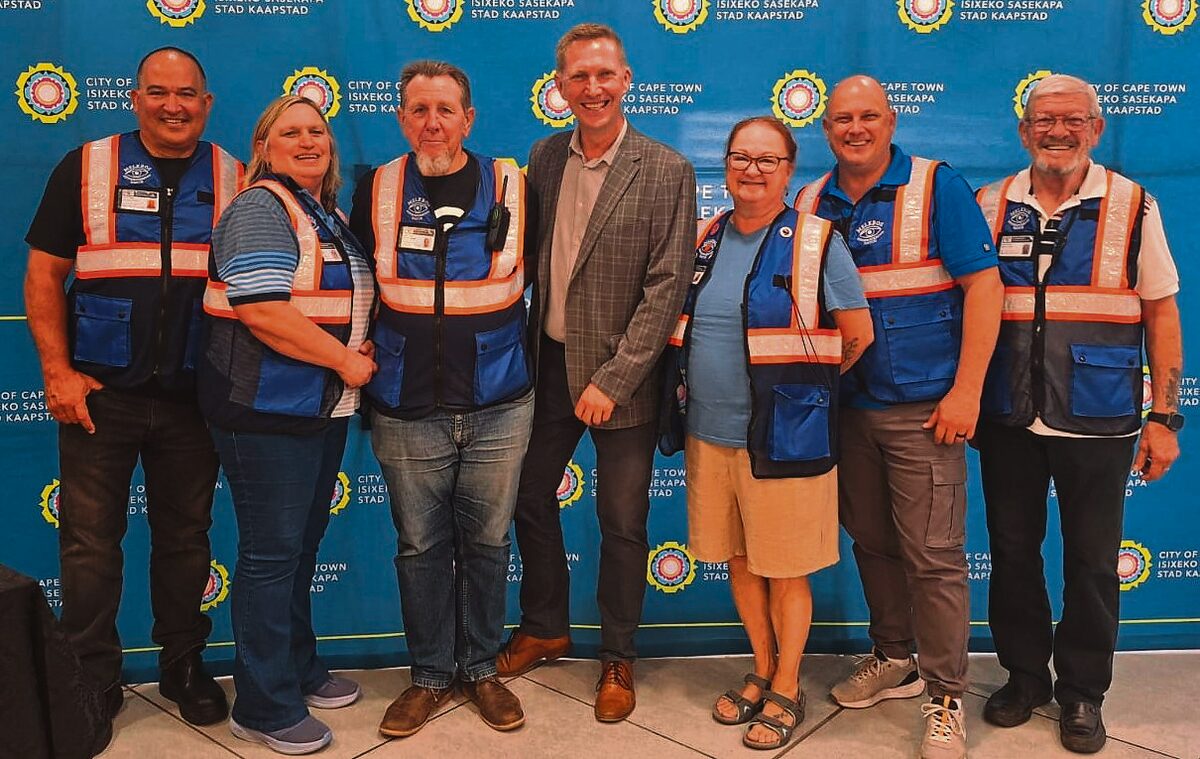 From left are Sean MacKay, Cheryl Childs, Rhine Barnes, JP Smith, Smokie La Grange, Wayde Grieg and George Bergh.
