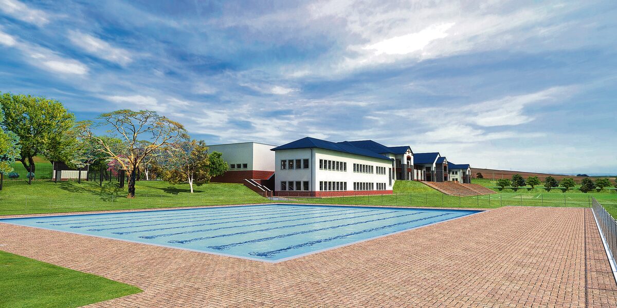 An artists impression of the new swimming pool at Reddam House Durbanville.