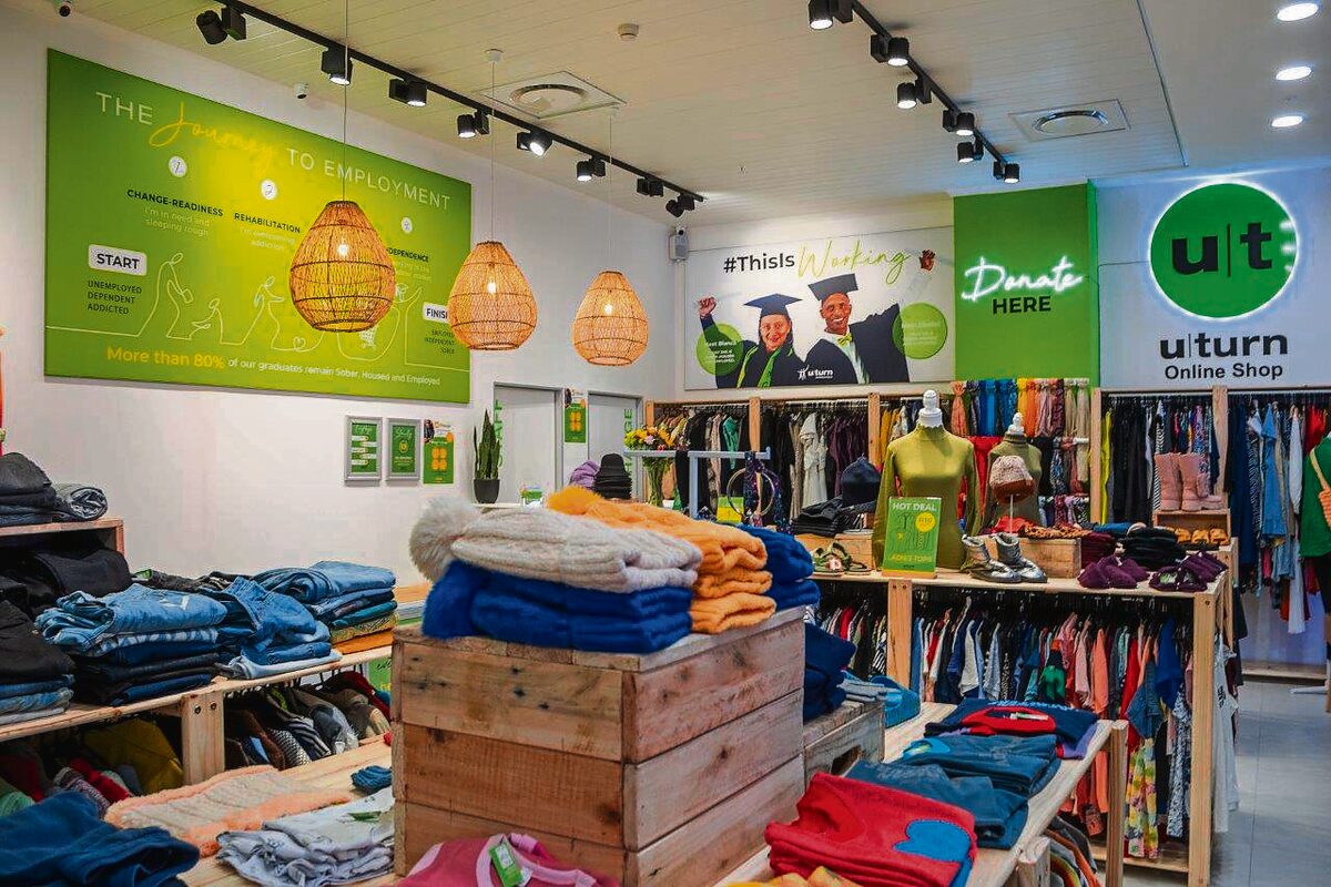 Canal Walk provides rent-free space for U-turn, helping to empower homeless individuals with work skills.