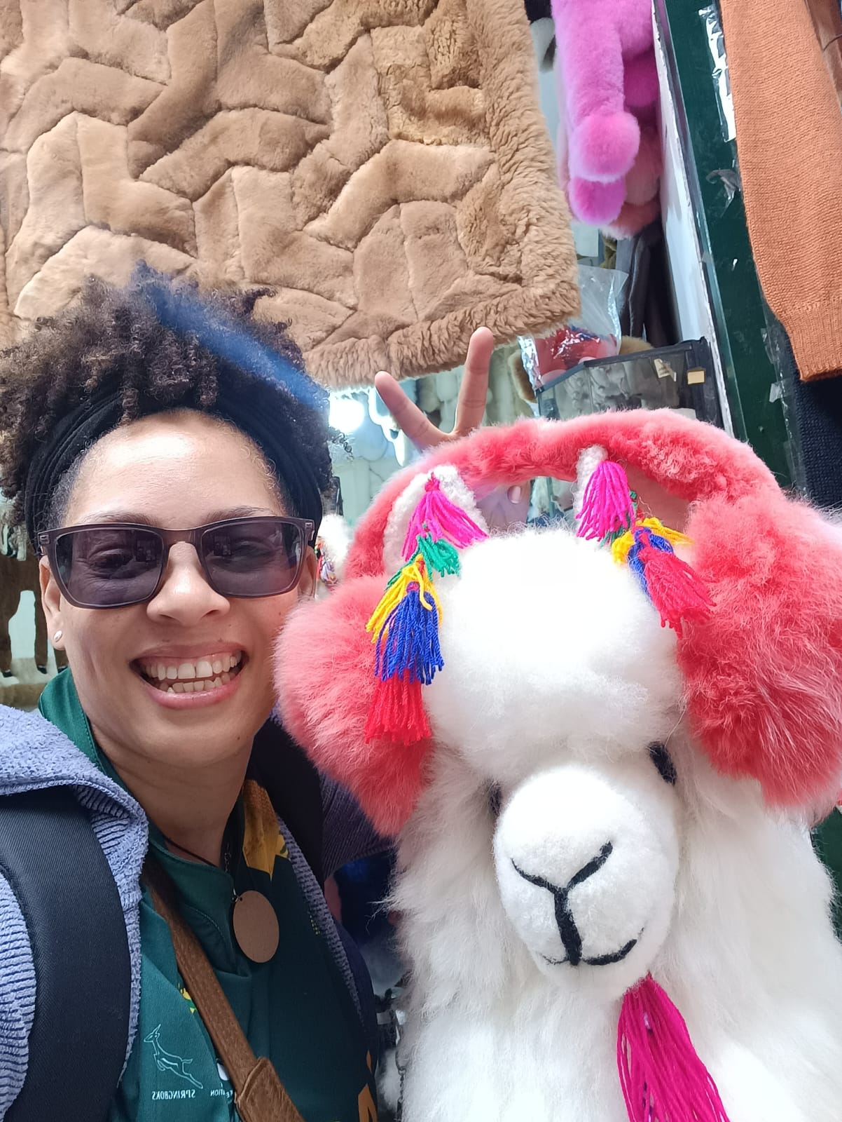 Gwynneth Jacobs in Lima, Peru earlier this month.