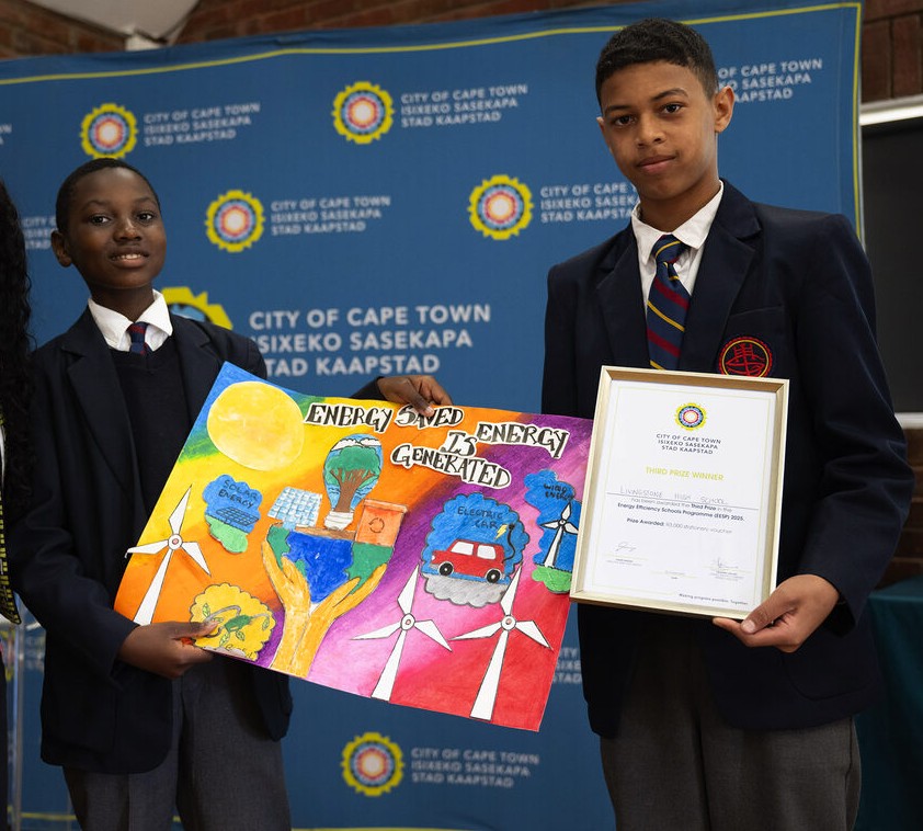 Mickyle Geduld and Ricado Bright of Livingstone High School.