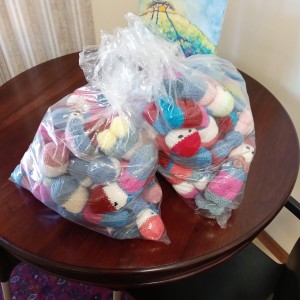 Hand-knitted trauma dolls bring comfort to children in Bothasig