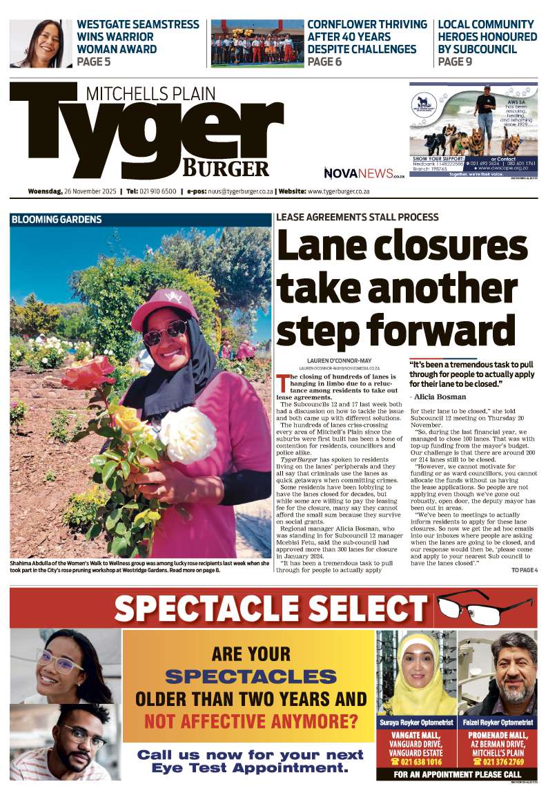 TygerBurger | Mitchells Plain | E-Edition | 26 November 2025