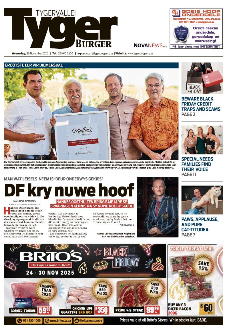 TygerBurger | Tygervalley| E-Edition | 26 November 2025