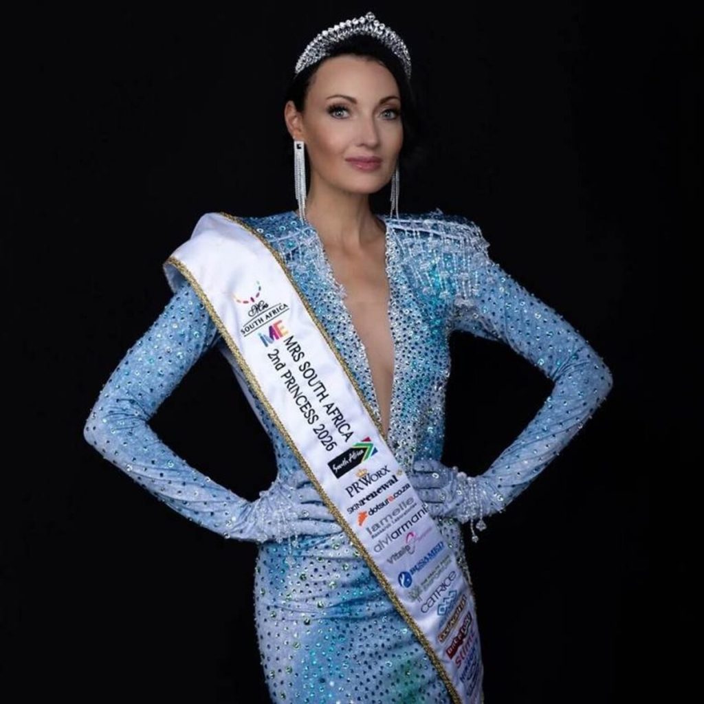 Talitha Oosthuizen, newly crowned 2nd Princess, Mrs South Africa 2026.