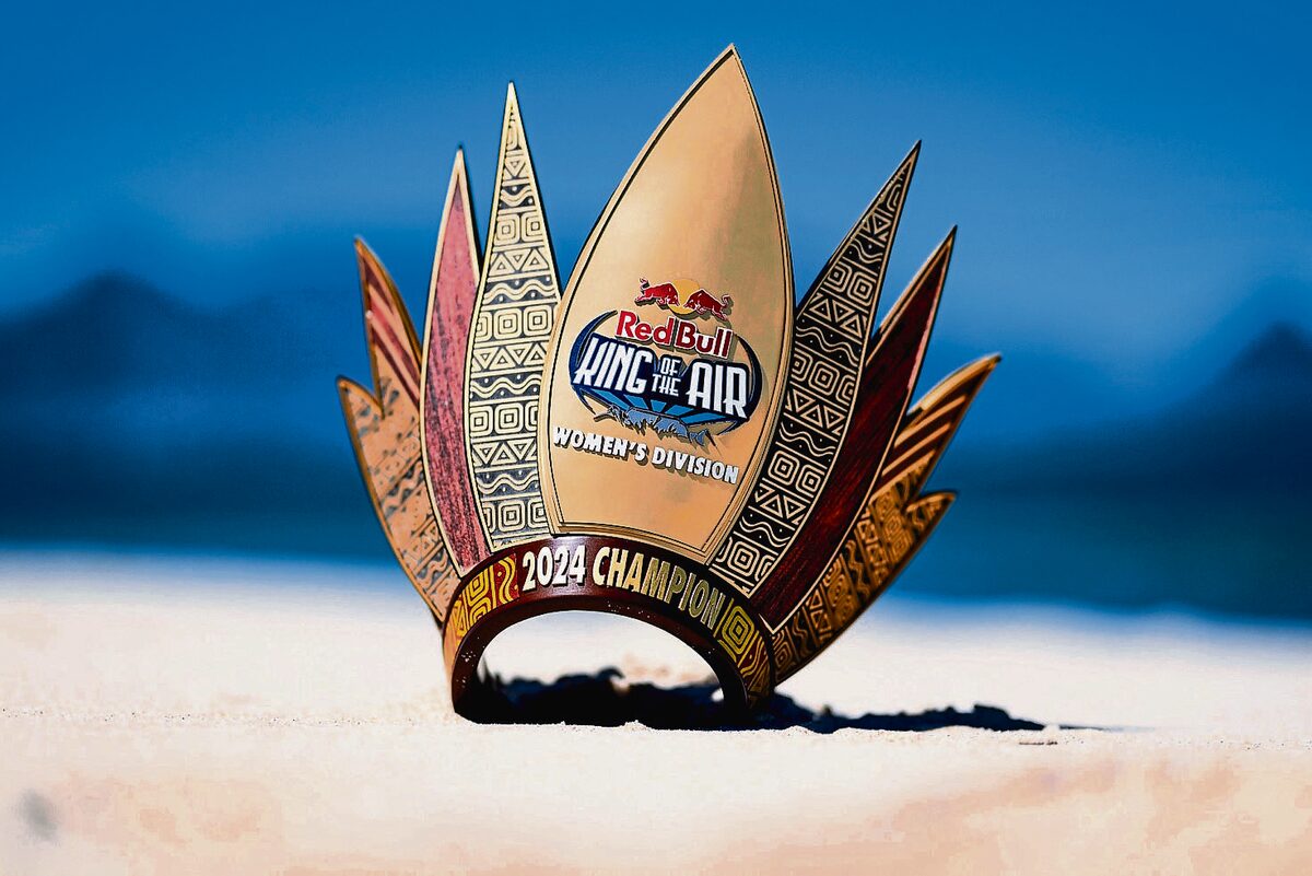 Red Bull King Of The Air male trophy. 