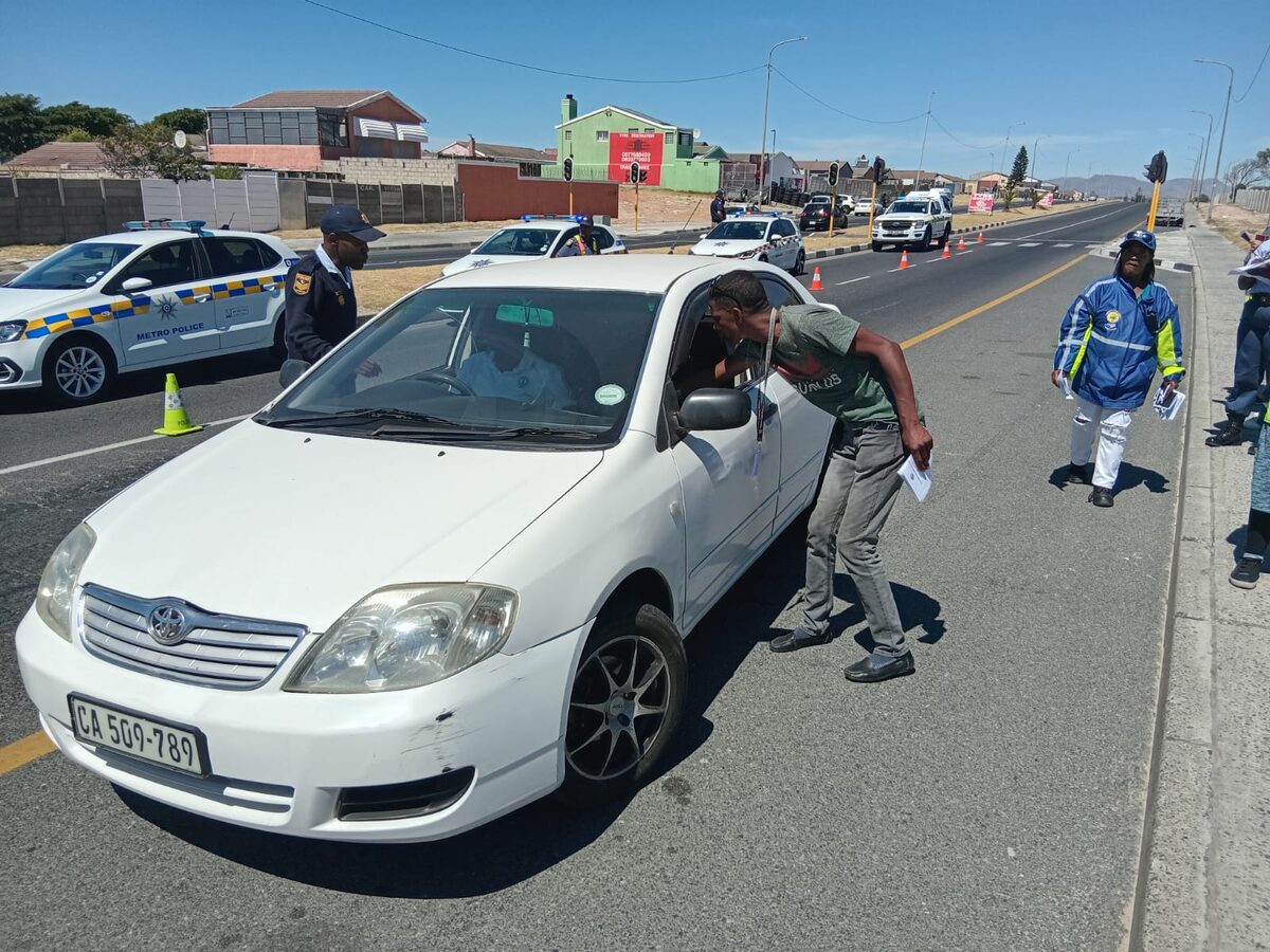 The Community in Blue also handed out pamphlets about abuse and where to get help.