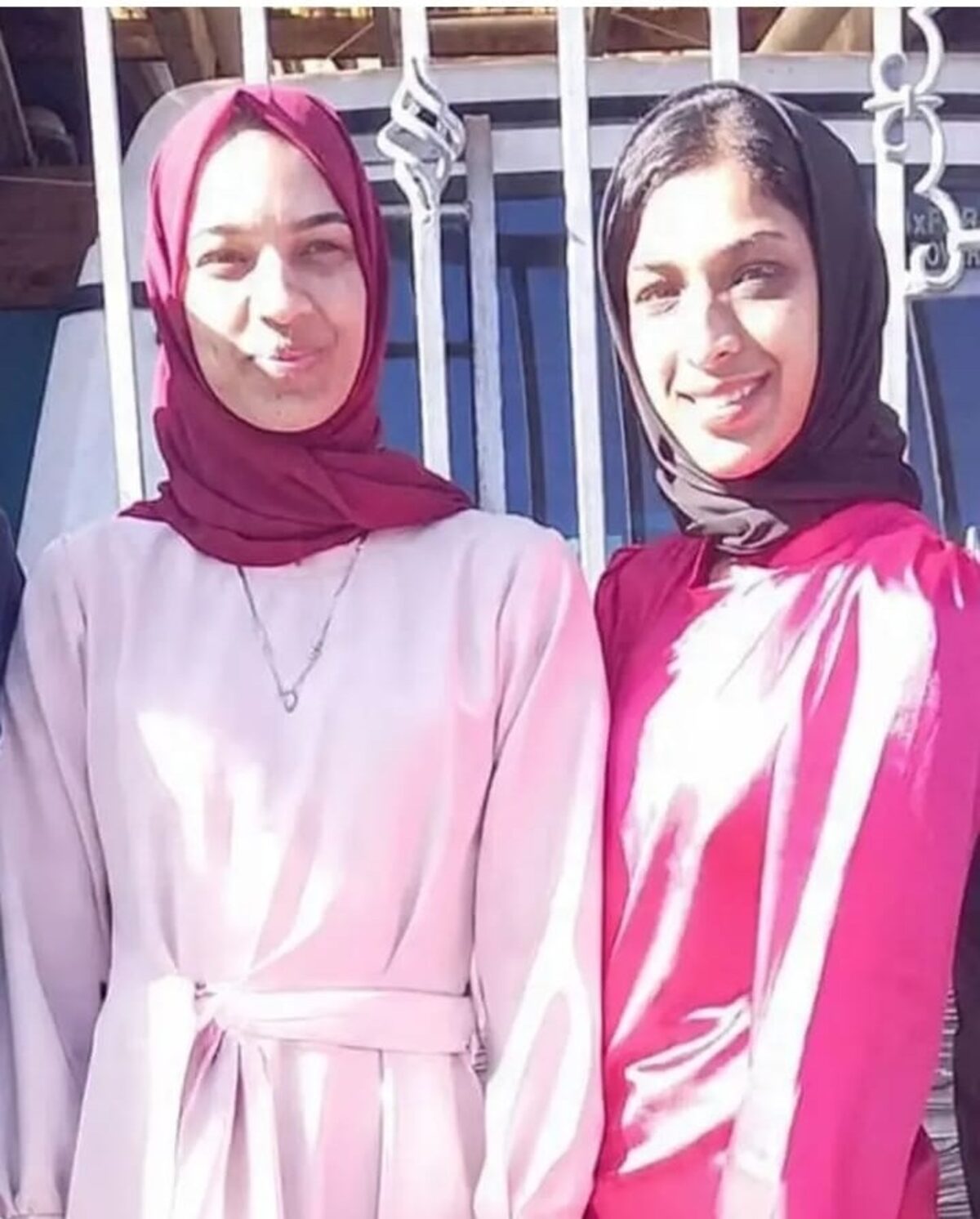 Two sisters were shot dead allegedly by their brother outside Portland Primary School.