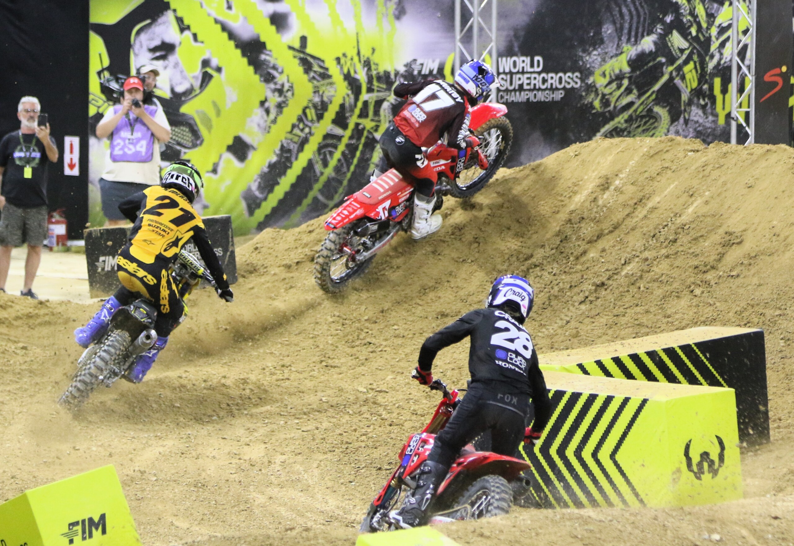 World Supercross SX1 action Cape Town Photo: Carina Roux