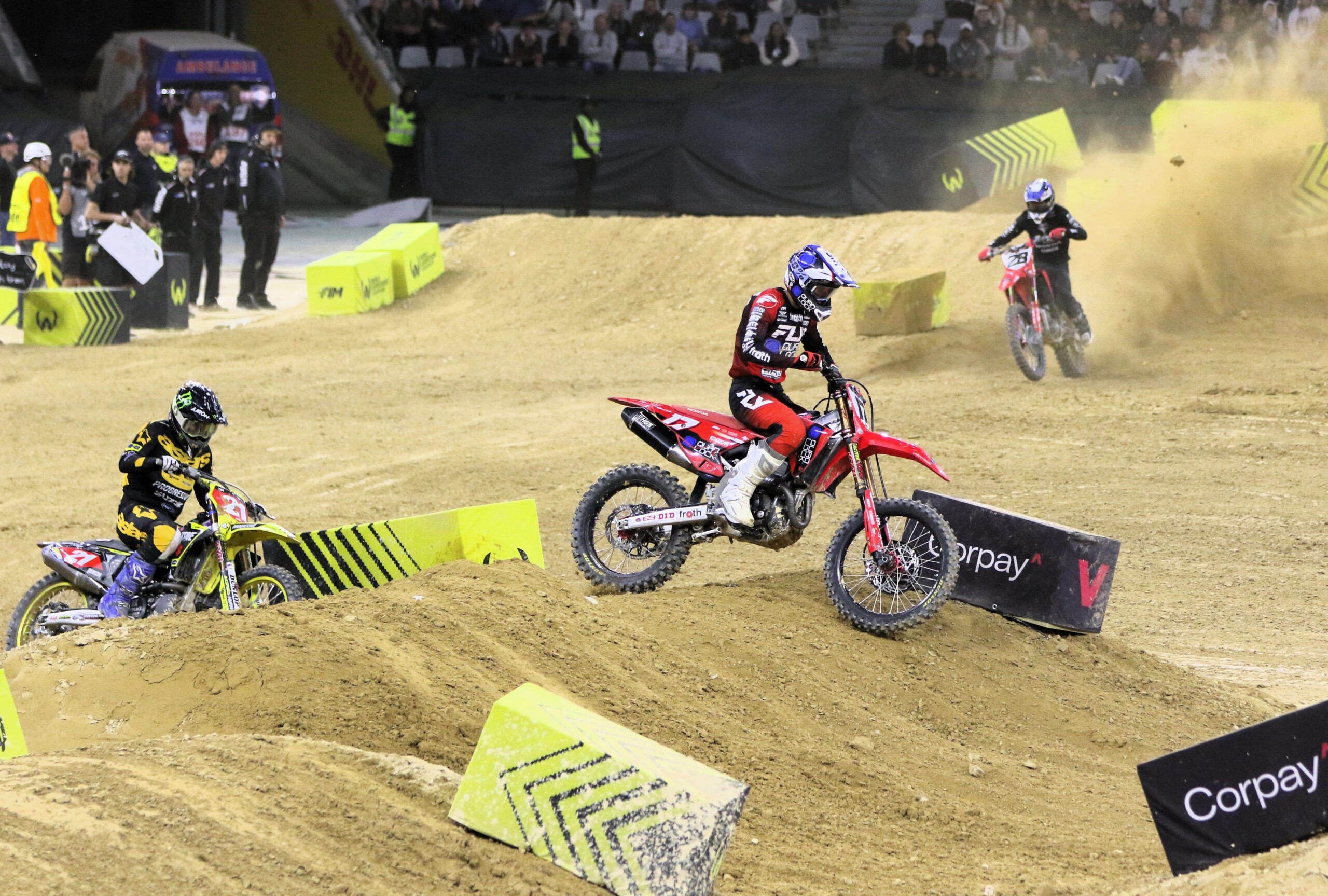 World Supercross SX1 action Cape Town Photo: Carina Roux