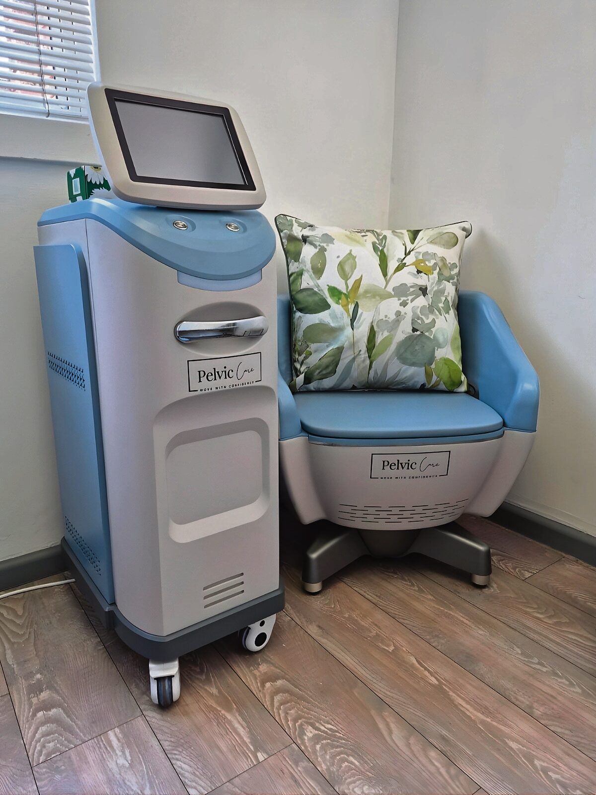 The pelvic chair is being imported from overseas.