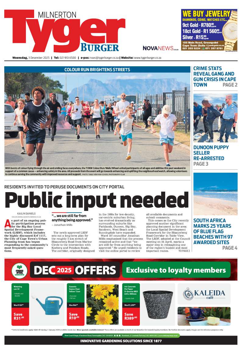TygerBurger | Milnerton | E-Edition | 3 December 2025