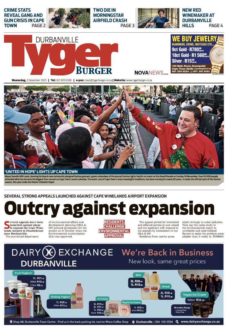 TygerBurger | Durbanville | E-Edition | 3 December 2025
