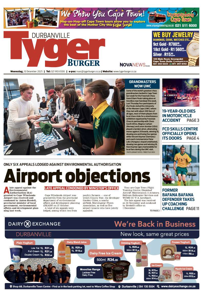 TygerBurger | Durbanville | E-Edition | 10 December 2025